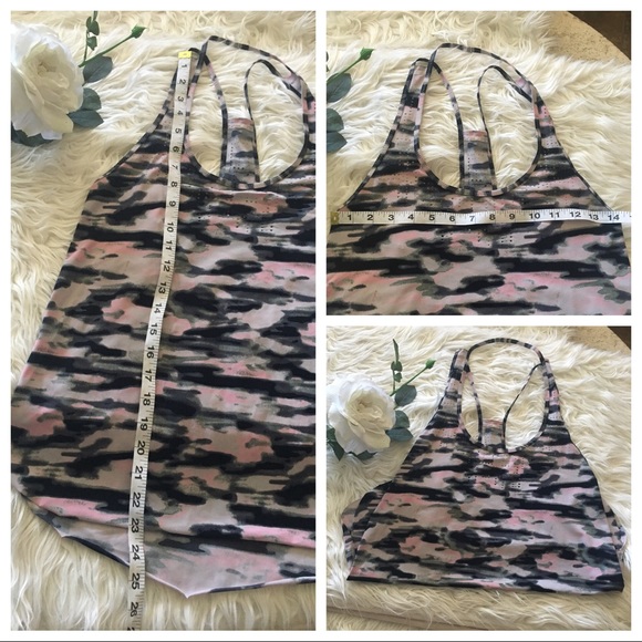 ❌SOLD❌Like New Lululemon Camo water bound singlet - Picture 5 of 8